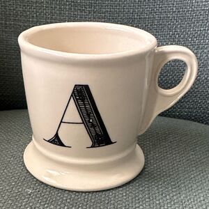 Anthropologie Monogrammed Drinking Mug